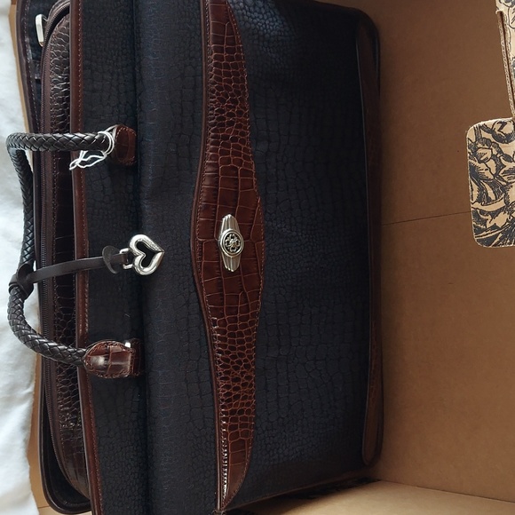 Brighton Handbags - Brighton Martha Bag Black&Chocolate